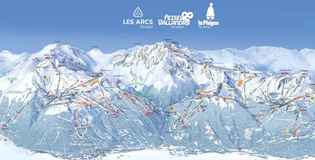 Arc 1950 Appt Luxe 2-4Pers -Skis Aux Pieds-Spa-Piscines Interieure Et Exterieure-Sauna-Hammam Les Arcs  Exteriér fotografie
